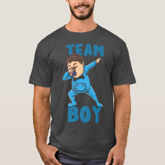 Gender Reveal Dabbing Team Boy  T-Shirt