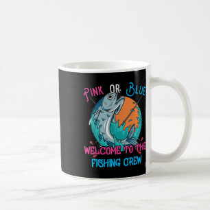 Gender Reveal Fishing Design For A Fishermen Coffee Mug
