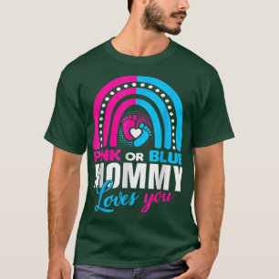 Gender Reveal for Mummy Mum Baby Shower T-Shirt
