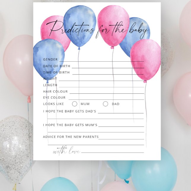 Gender Reveal game - baby predictions and advice (Creator Uploaded)