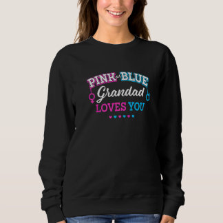 Gender Reveal Grandad Baby Shower Grandpa 2 Sweatshirt