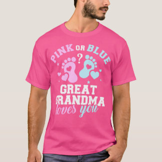 Gender reveal great grandma T-Shirt