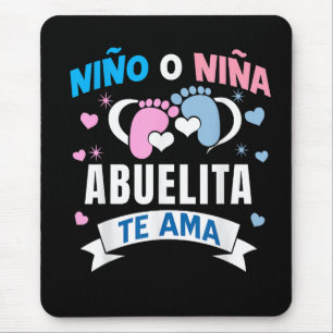 Gender Reveal in Spanish Mouse Pad