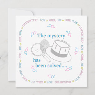 Gender Reveal Invitation