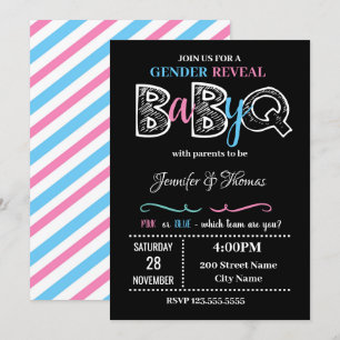 Gender Reveal Invitation