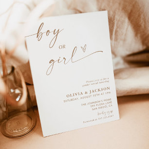 Gender Reveal Invitation   Neutral Gender Reveal