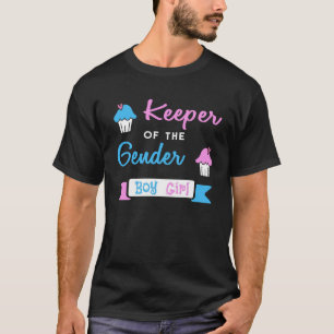 Gender Reveal Keeper Of The Gender Boy Girl T-Shirt