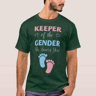 Gender Reveal Keeper Of The Gender Ma Loves You T-Shirt