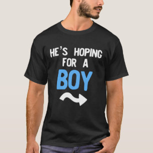 Gender reveal matching for mum and dad reveal par T-Shirt
