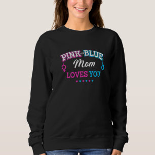 Gender Reveal Mum Baby Shower Mummy Pregnancy Anno Sweatshirt