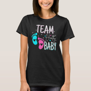 Gender Reveal Of Team Healthy Baby Party Supplies T-Shirt