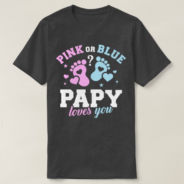 Gender reveal papy T-Shirt (Design Front)