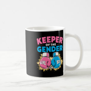Gender Reveal Party Boxing Gloves Keeper Of Gender Coffee Mug