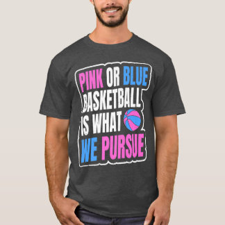 Gender Reveal Party Design for a Basketball Player T-Shirt
