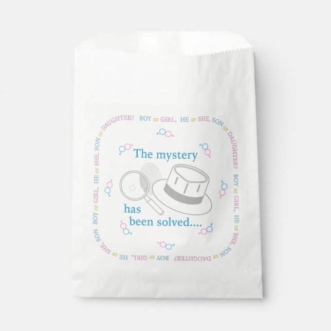 Gender Reveal Party Favour Bag (Front)