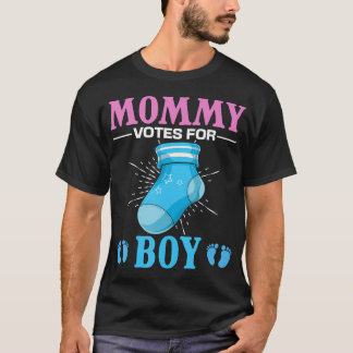 Gender Reveal Party Future Mum Team Boy Gender Rev T-Shirt