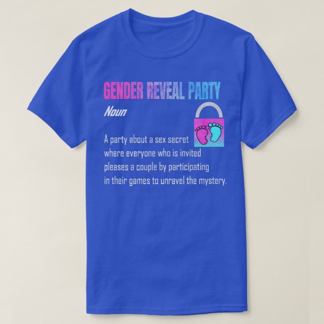 Gender Reveal Party  Gender Reveal  T-Shirt (Design Front)