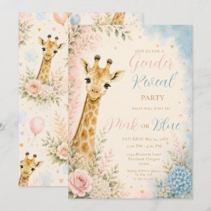 Gender Reveal Party Invitation