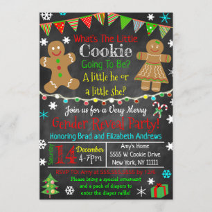 Gender Reveal Party Invitation