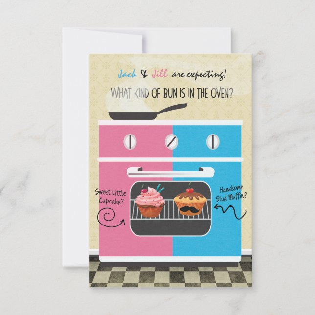 Gender Reveal Party Invitation (Front)