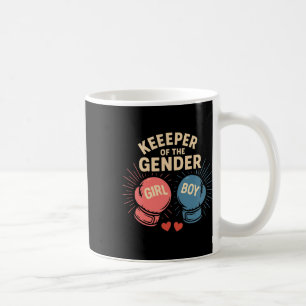 Gender Reveal Party Keeper Of Gender Boxing Pink O Coffee Mug
