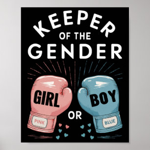 Gender Reveal Party Keeper Of Gender Boxing  Poster