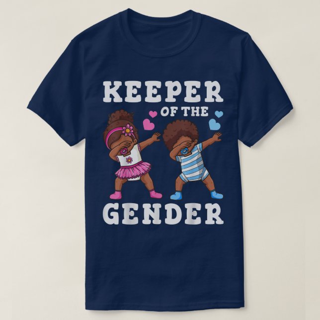 Gender Reveal Party Keeper of the Gender464 T-Shirt (Design Front)