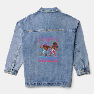 Gender Reveal Party Keeper of the Gender  Denim Jacket