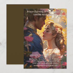 Gender Reveal Party Prince or Princess Invitations