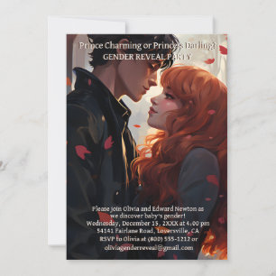 Gender Reveal Party Prince or Princess Invitations