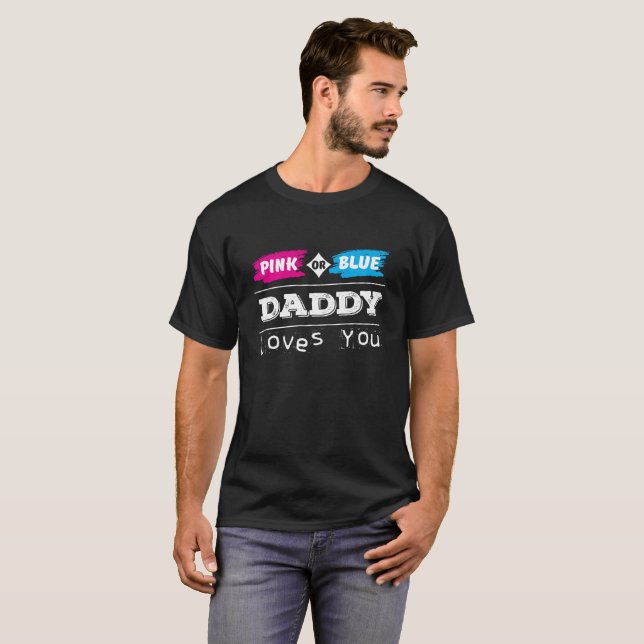 Gender Reveal Party T-Shirt for Mum and Dad Shirt (Front Full)