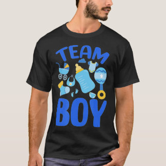 Gender Reveal Party Team Boy (7)  T-Shirt