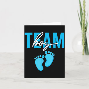 Gender Reveal Party Team Boy Baby Announcement