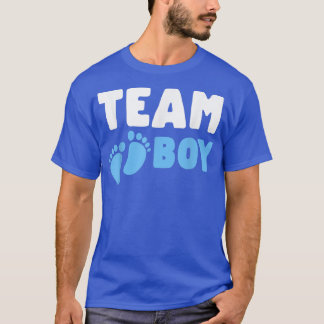 Gender reveal party team boy Baby Announcement Fut T-Shirt