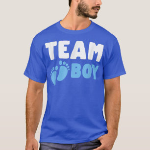 Gender reveal party team boy Baby Announcement Fut T-Shirt
