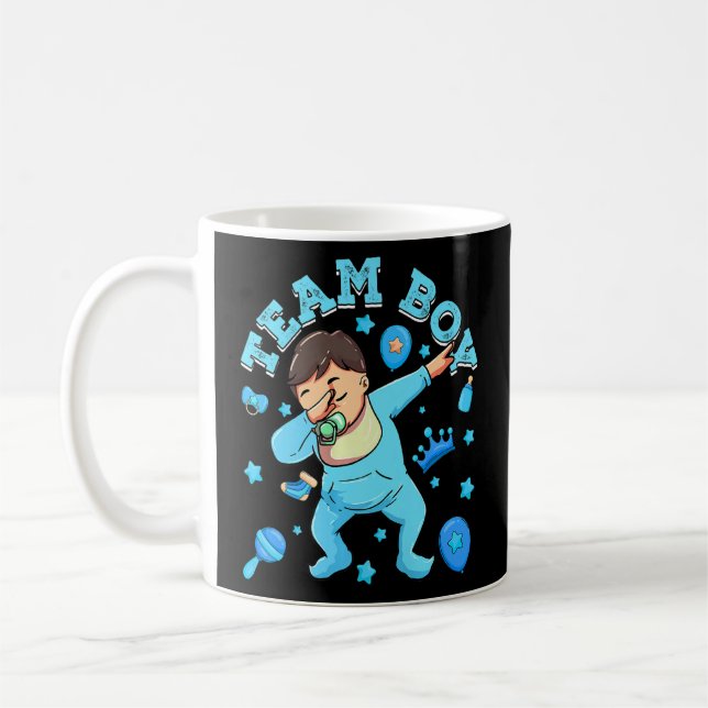 Gender Reveal Party Team Boy  Gender Reveal Baby S Coffee Mug (Left)