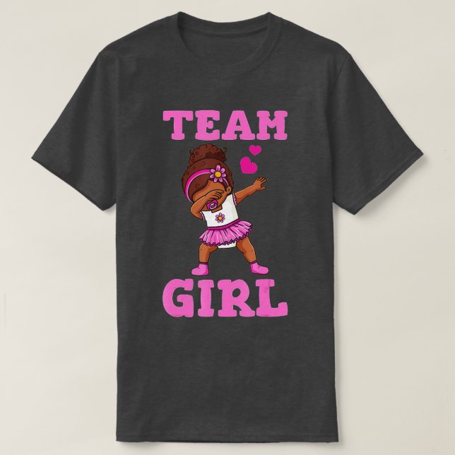 Gender Reveal Party Team Girl 9 T-Shirt (Design Front)