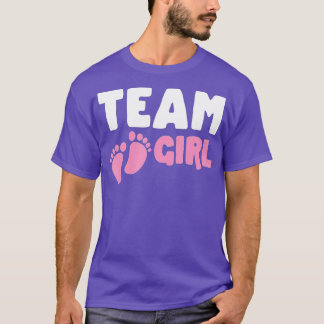 Gender reveal party team Girl Announcement Future T-Shirt