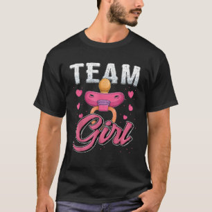 Gender reveal party Team Girl baby shower matching T-Shirt