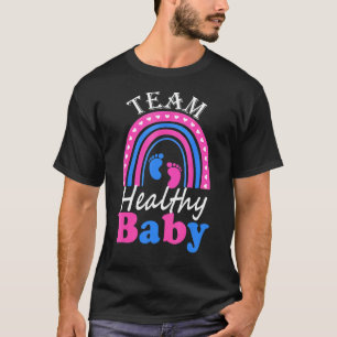 Gender Reveal Party Team Healthy Pink Or Blue Baby T-Shirt