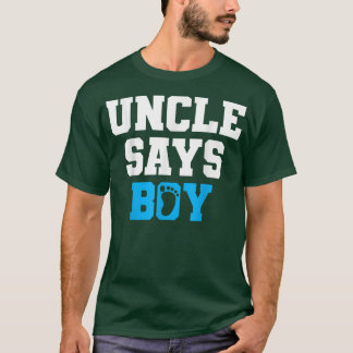 Gender Reveal Party Uncle  T-Shirt