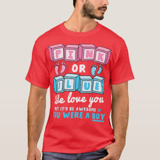 Gender Reveal Pink or Blue T-Shirt