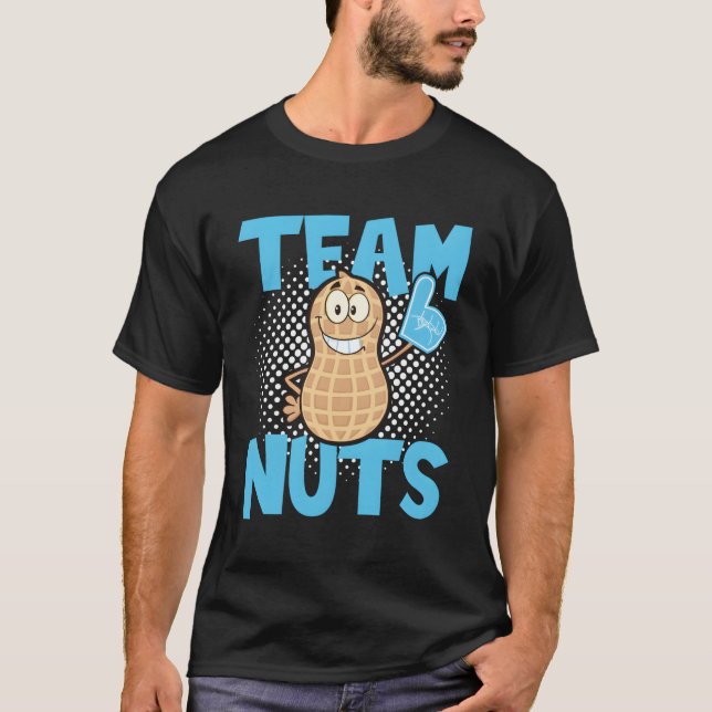 Gender Reveal Py Team Nuts T-Shirt (Front)