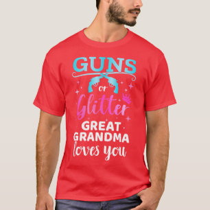 Gender reveal s or glitter great grandma baby part T-Shirt