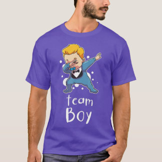 Gender Reveal Team Boy Baby Party (1) T-Shirt