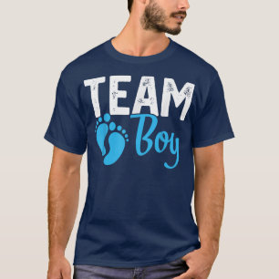 Gender Reveal Team Boy Blue  T-Shirt