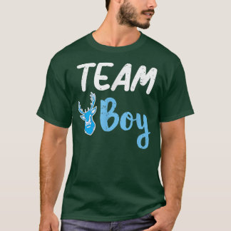 Gender Reveal Team BOY Matching Family Baby Party  T-Shirt