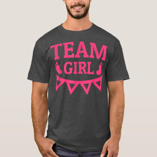 Gender Reveal Team Girl Pink  T-Shirt