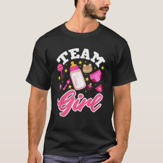 Gender Reveal Team Girl  T-Shirt
