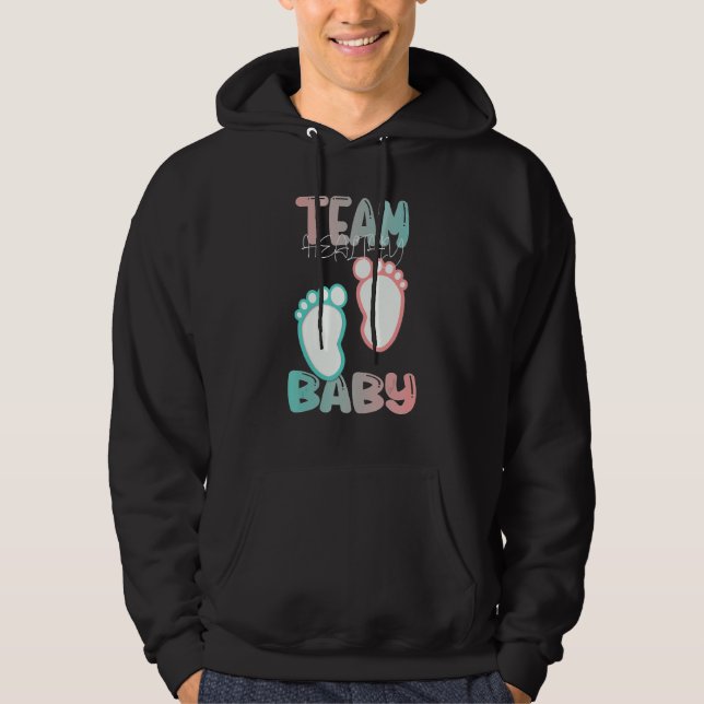 Gender Reveal Team Healthy Baby Boy Girl Doesnt Ma Hoodie (Front)